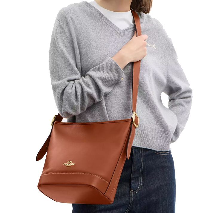 Coach Jude Duffle Bag Gold Tan # CBH19