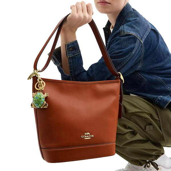 Coach Jude Duffle Bag Gold Tan # CBH19