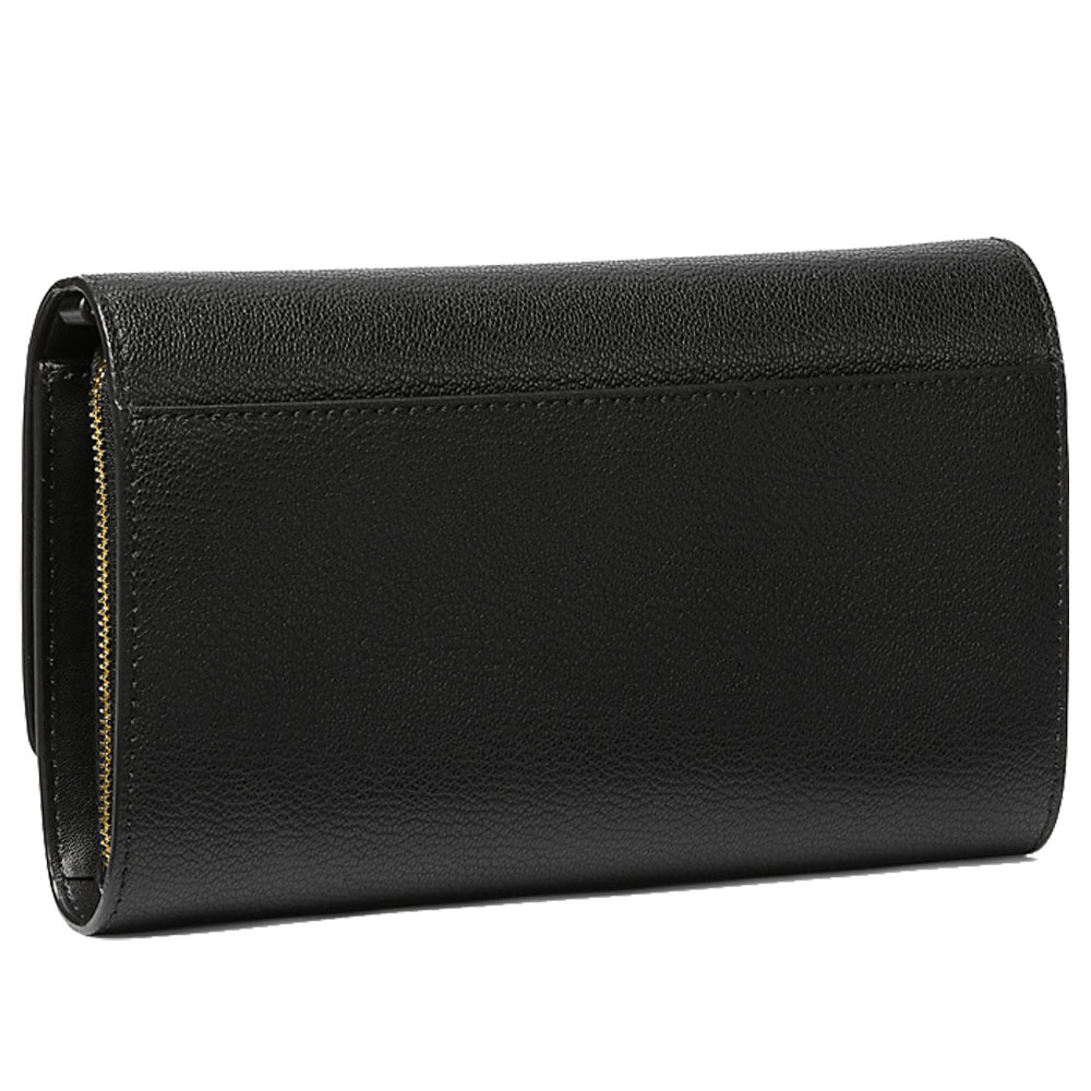 Michael Kors Jet Set Large Leather Crossbody Bag Black # 35F2GTTC8L
