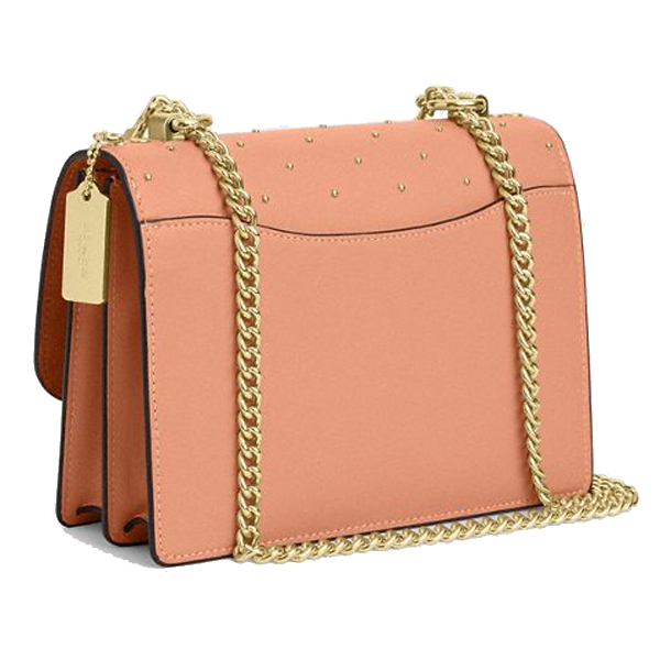 Coach Klare Crossbody Bag With Rivets Peach # CBH93