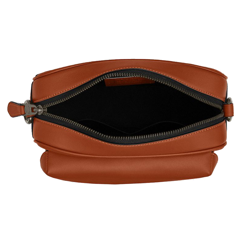 Coach Warner Crossbody Bag Gunmetal Tan # CBI63