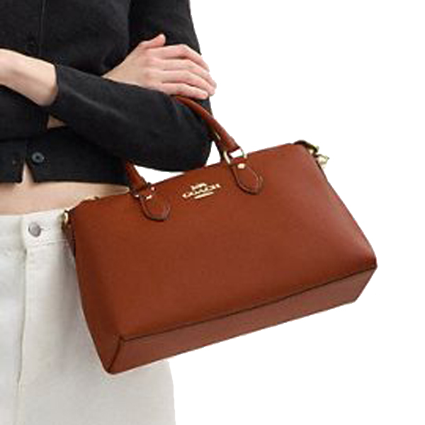 Coach Georgia Satchel Bag Tan # CBM11