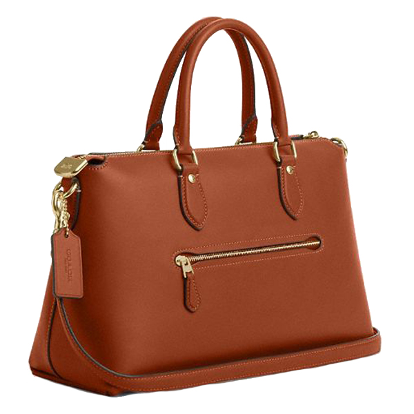 Coach Georgia Satchel Bag Tan # CBM11
