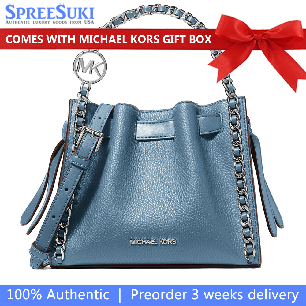 Michael Kors Mina Small Chain Convertible Crossbody Bag Cornflower # 35F5S4MC1V