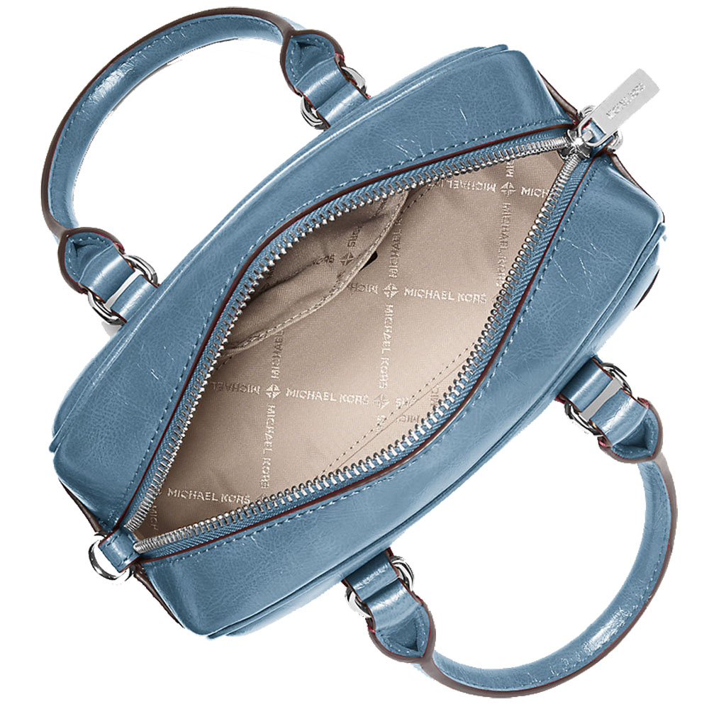 Michael Kors Thompson Extra-Small Distressed Convertible Satchel Cornflower # 35F5S7OC0Y