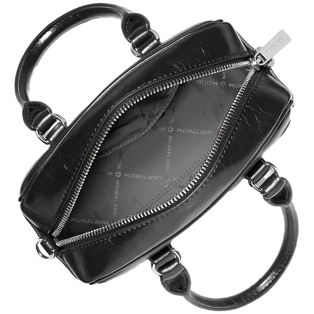 Michael Kors Thompson Extra-Small Distressed Convertible Satchel Black # 35F5S7OC0Y