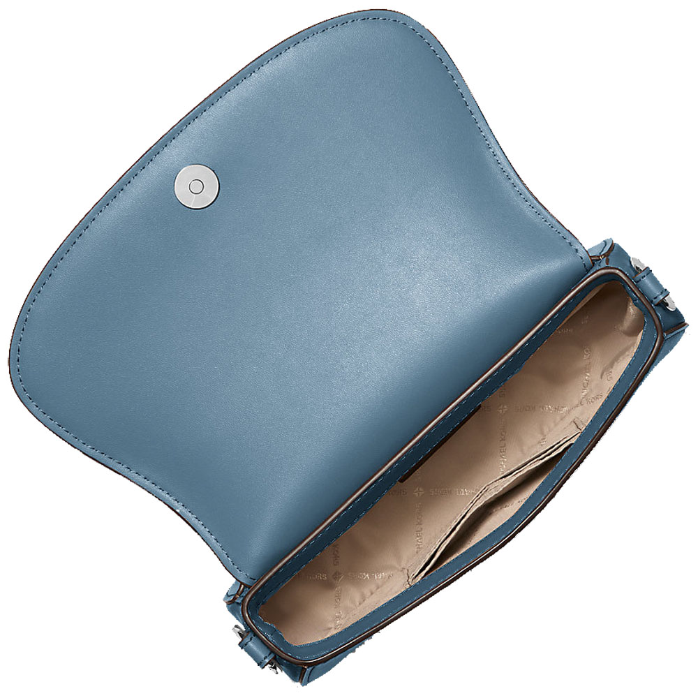 Michael Kors Mila Small Leather Convertible Crossbody Bag Cornflower # 35T5SIMC5L