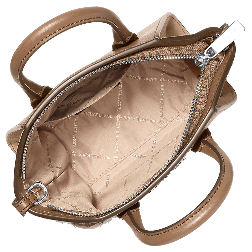 Michael Kors Avril Extra-Small Leather Satchel Driftwood # 35F4S4VC0L