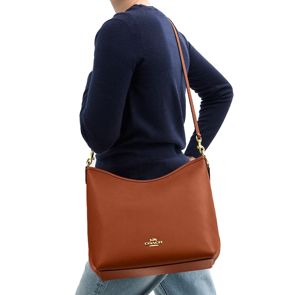 Coach Laurel Large Shoulder Bag Tan # CBG98