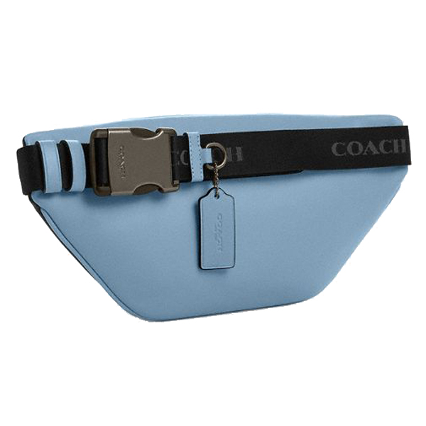Coach Racer Small Belt Bag In Maxi Signature Charcoal Pool # CBI67