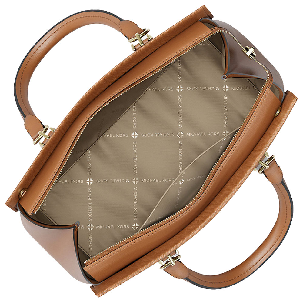 Michael Kors Marilyn Medium Saffiano Leather Satchel Luggage # 35F5G6AS2L