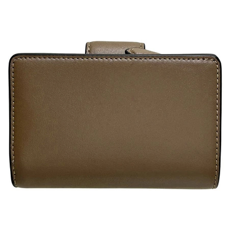 Coach Medium Corner Zip Wallet Dark Stone # CR791