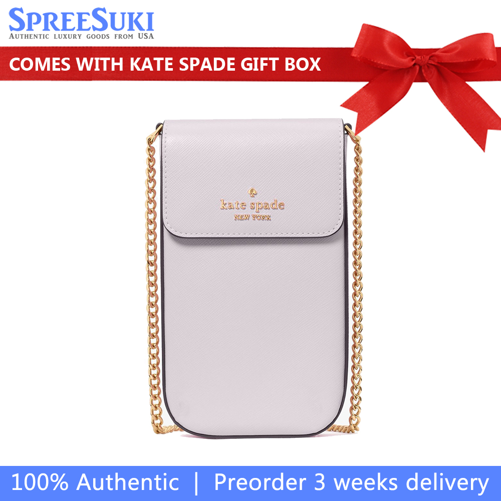 Kate Spade Madison Phone Crossbody Pale Amethyst # KK152