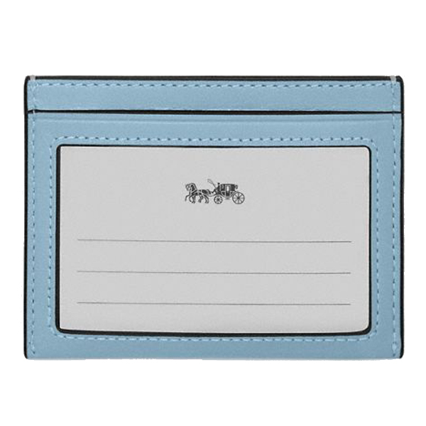 Coach Slim Id Card Case Powder Blue # CBL81