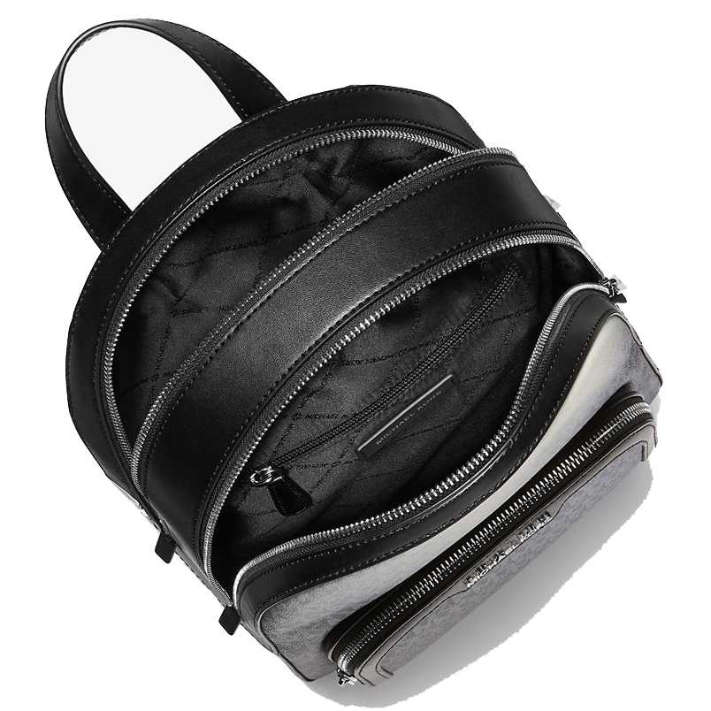 Michael Kors Jaycee Medium Ombré Signature Logo Backpack Black Combo # 35F5S8TB8V