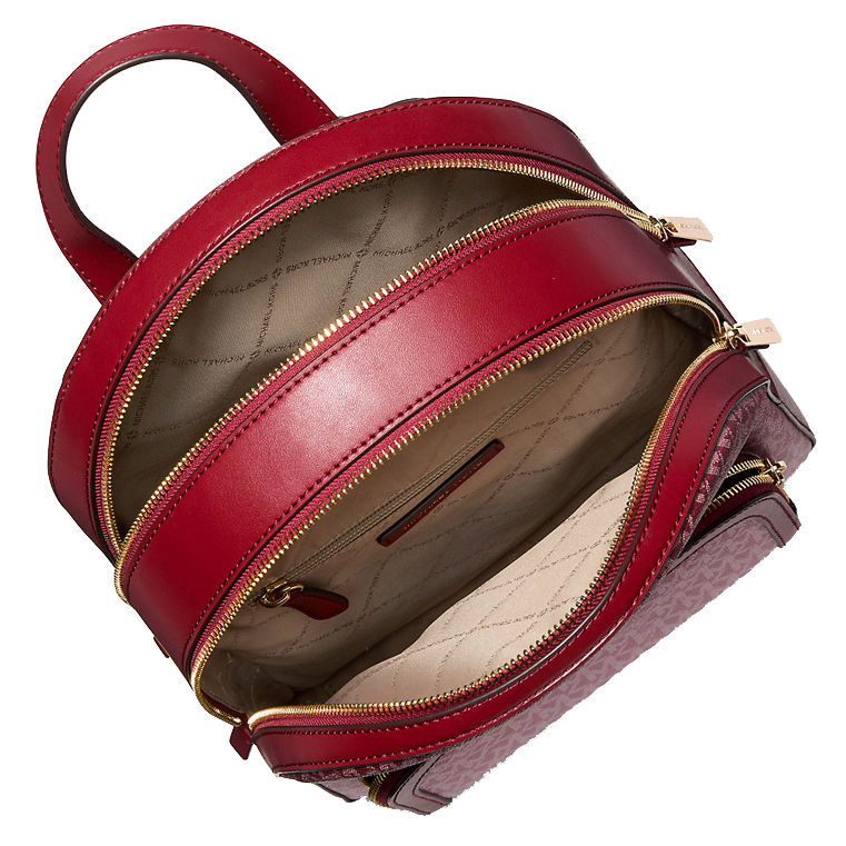 Michael Kors Jaycee Medium Ombré Signature Logo Backpack Cherry # 35F5G8TB8V