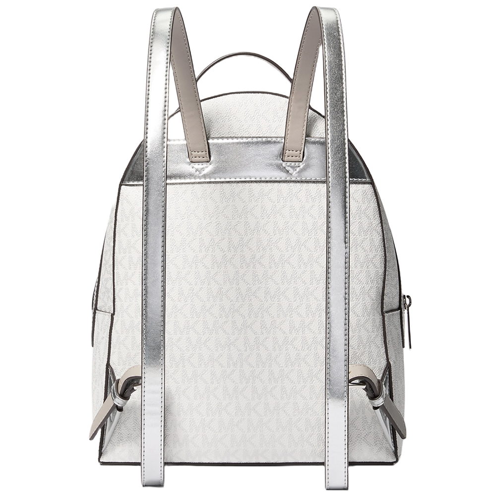 Michael Kors Sheila Medium Logo Backpack Silver # 35F4S6HB6M