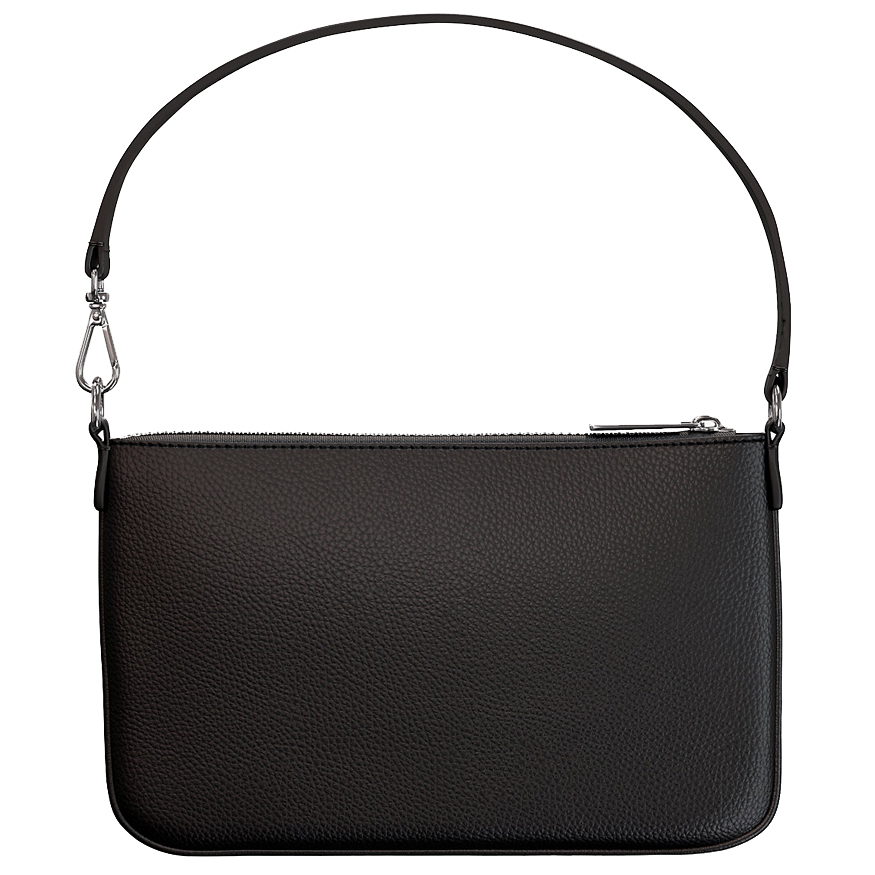 Michael Kors Jet Set Small Pebbled Leather Convertible Wristlet Black # 35S5STVW5L