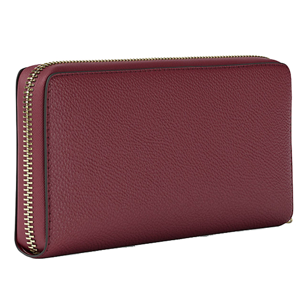 Michael Kors Long Wallet Jet Set Continental Wristlet Wallet Cherry # 35T7GTVE7L