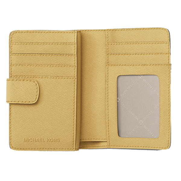 Michael Kors Medium Wallet Jet Set Travel Zip Coin Wallet Honey # 35F7GTVF2L