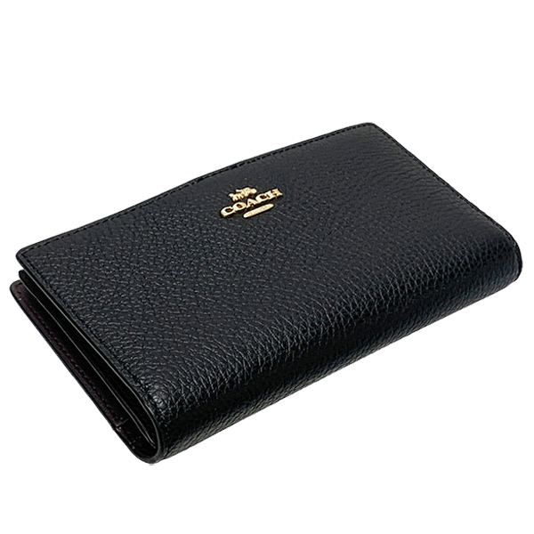 Coach Slim Zip Wallet Black # C8329