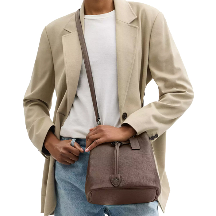 Coach Rowan Bucket Bag Dark Stone # CBH06