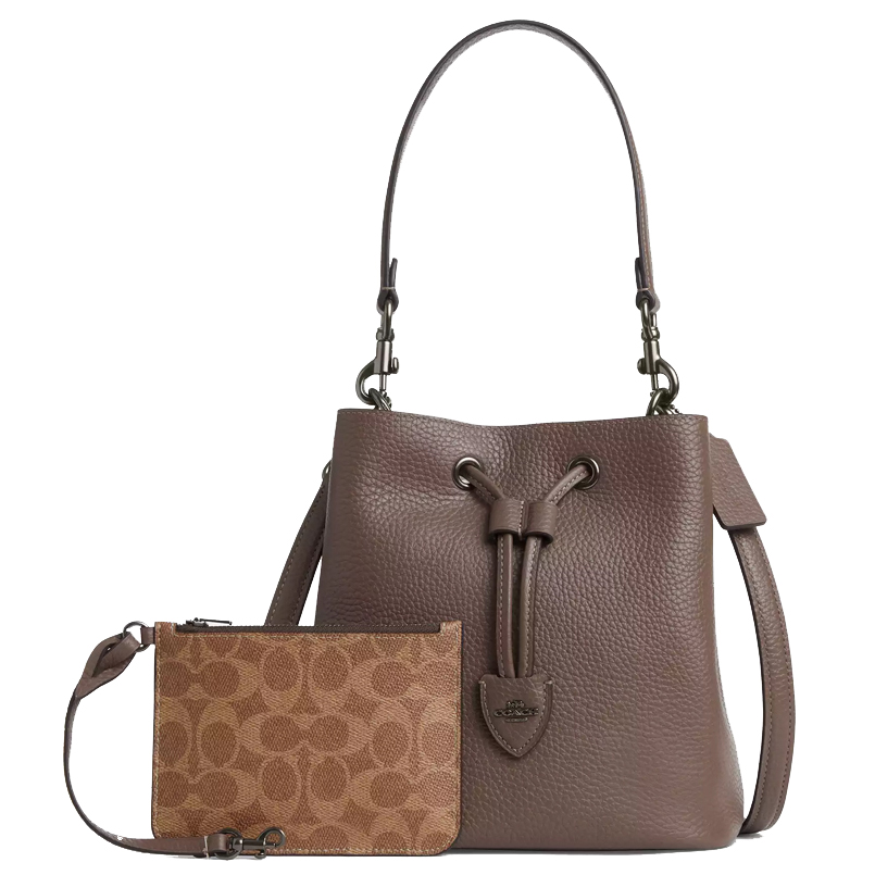 Coach Rowan Bucket Bag Dark Stone # CBH06