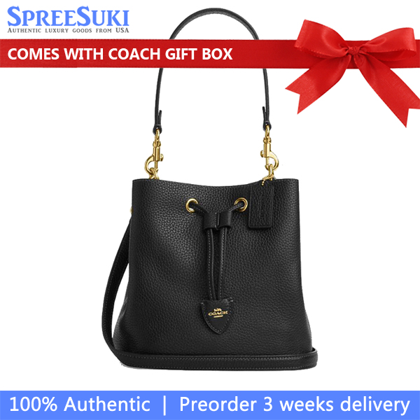 Coach Rowan Bucket Bag Black # CBH06