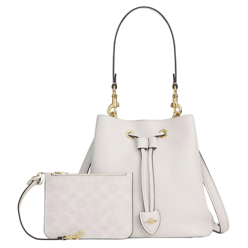 Coach Rowan Bucket Bag Chalk White # CBH06