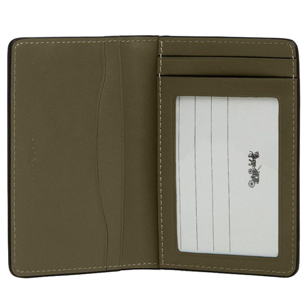 Coach Men Id Wallet Olive Drab # CJ728
