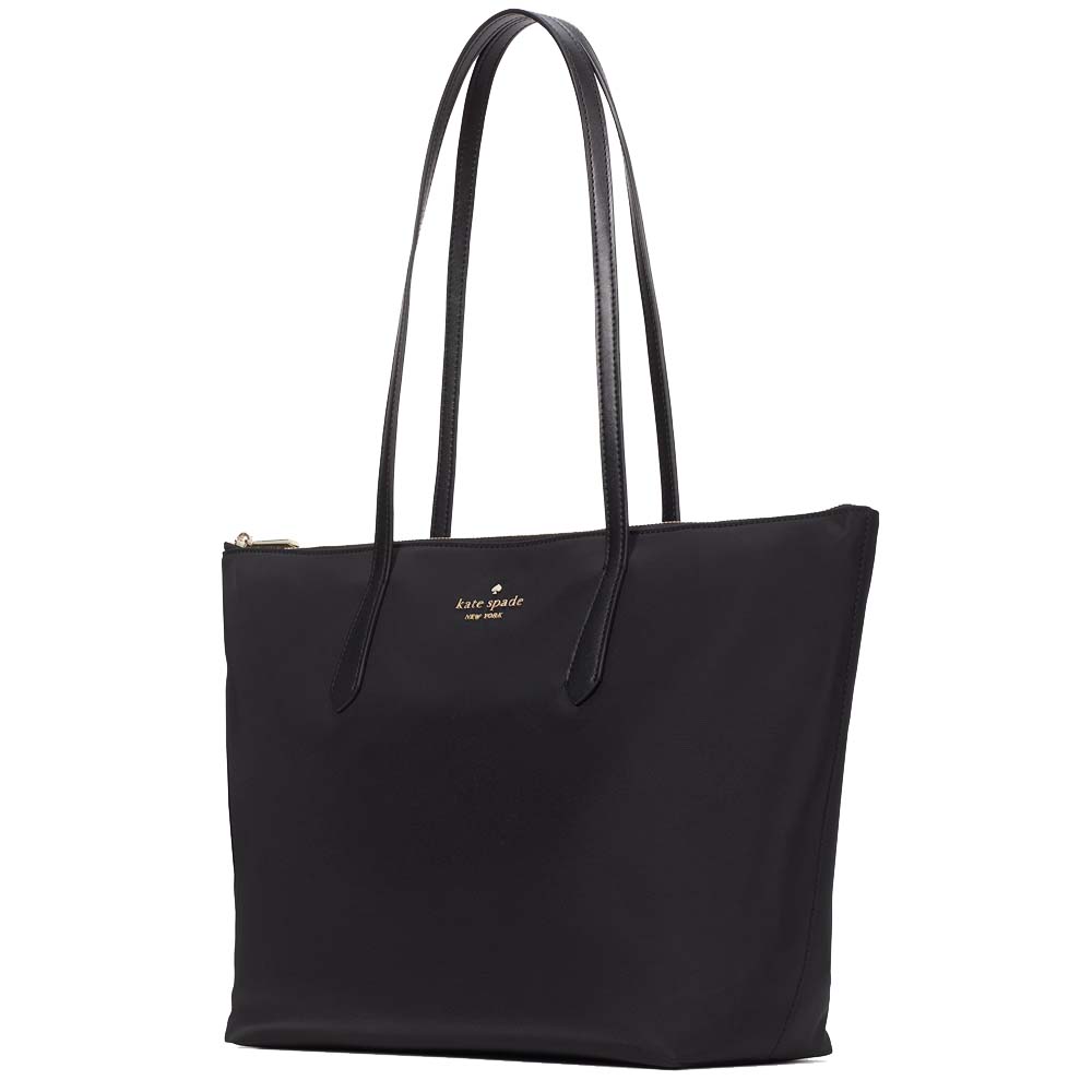 Kate Spade Kitt Nylon Medium Tote Black # KC455