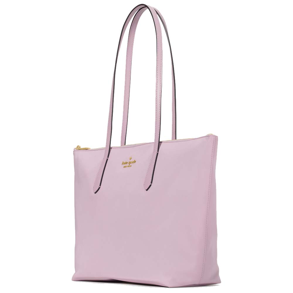 Kate Spade Kitt Nylon Medium Tote Lavender Smoke # KC455