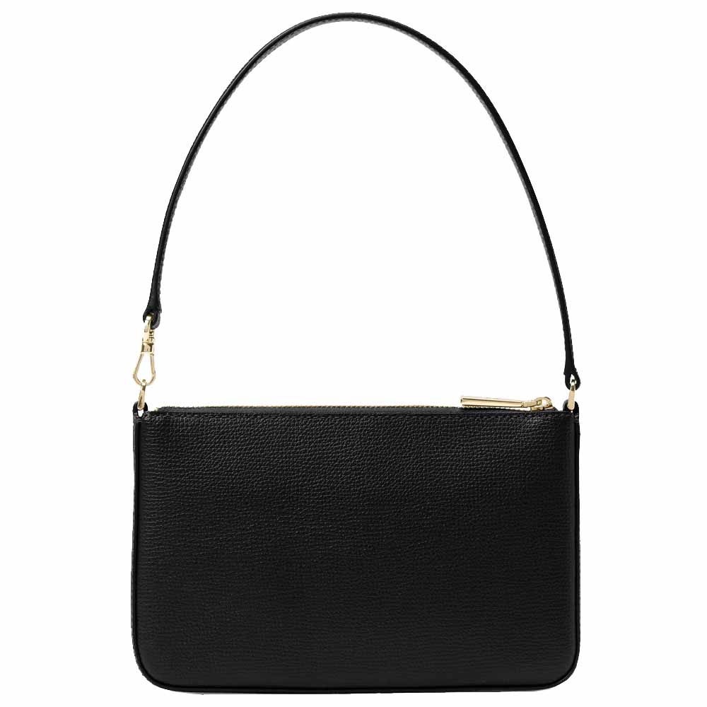 Kate Spade Spade Flower Embroidered Convertible Wristlet Black # KL898