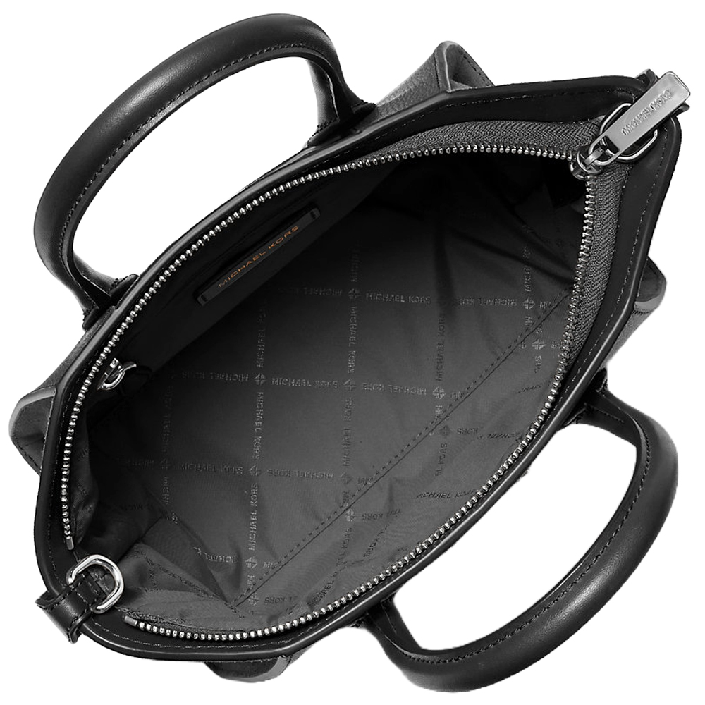 Michael Kors Sling Bag Crossbody Avril Small Top Zip Satchel Black # 35F4S4VS1L