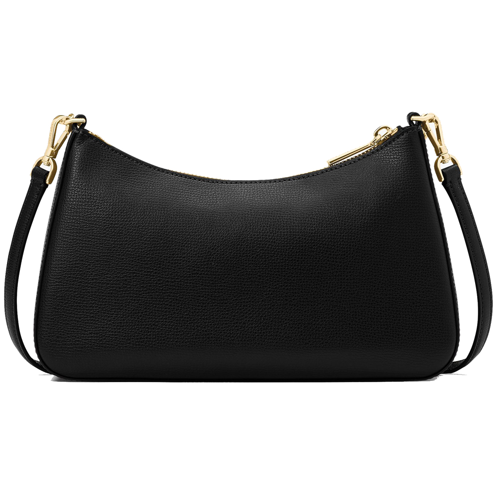 Kate Spade Spade Flower Embroidered Medium Convertible Crossbody Black # KL955