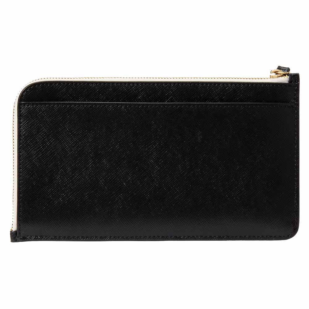 Kate Spade Lucy Medium L-Zip Wristlet Black Multi # KL854