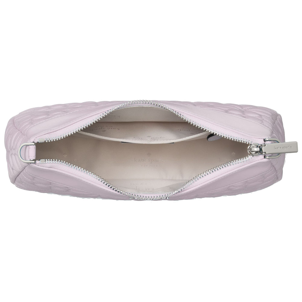 Kate Spade Spade Flower Quilted Fabric Convertible Crossbody Pale Amethyst # KK077