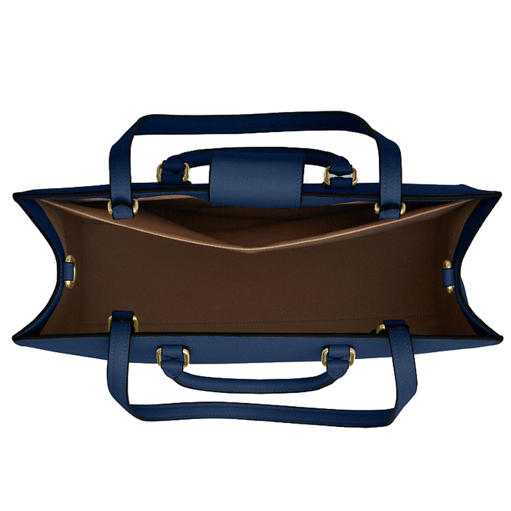 Coach Maggie Tote Bag Deep Blue # CY666