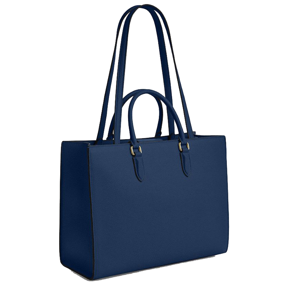 Coach Maggie Tote Bag Deep Blue # CY666