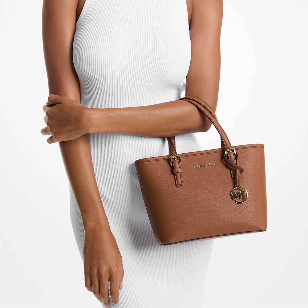 Michael Kors Jet Set Travel Extra Small Carryall Convertible Tote Luggage # 35T9GTVT0L