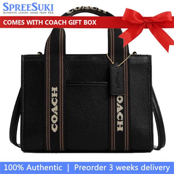 Coach Smith Tote Bag 24 Black Multi # CBH14