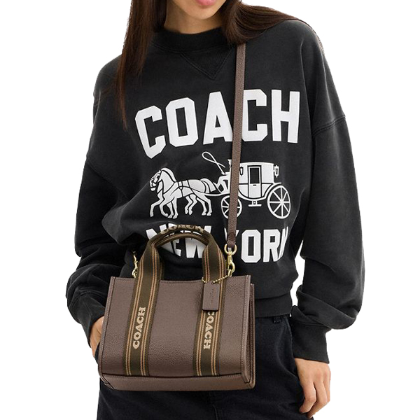 Coach Smith Tote Bag 24 Dark Stone # CBH14