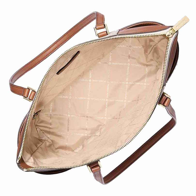 Michael Kors Charlotte Large Top Zip Tote Vanilla # 35T0GCFT3B