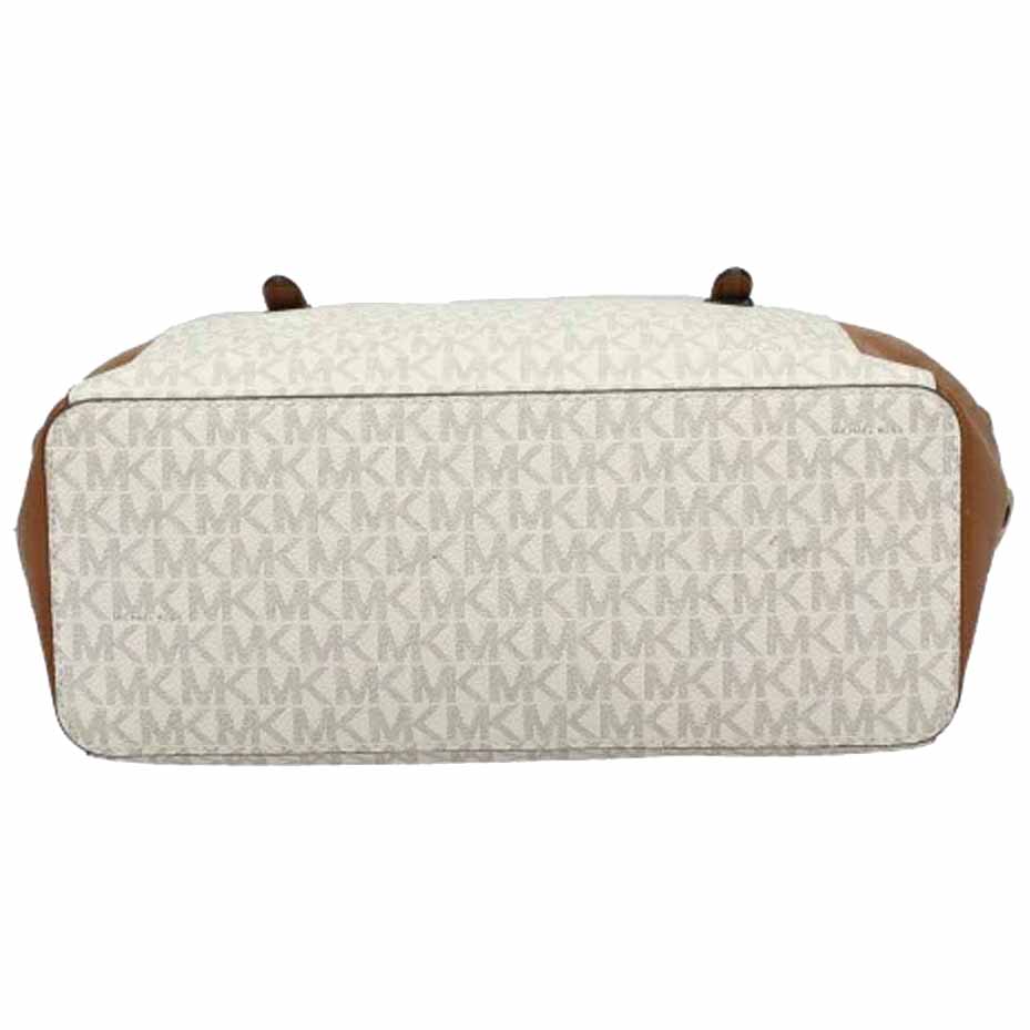 Michael Kors Charlotte Large Top Zip Tote Vanilla # 35T0GCFT3B