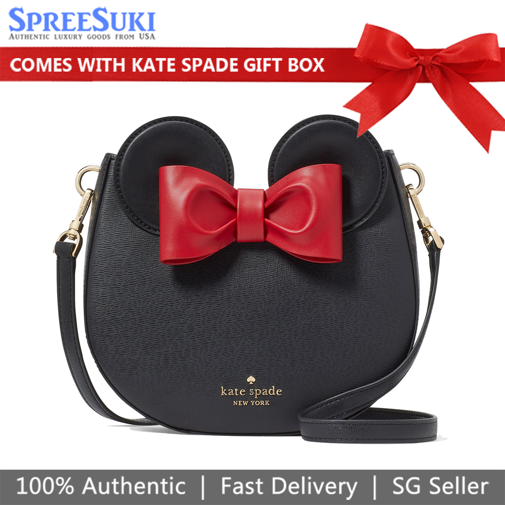Kate Spade Disney X Kate Spade New York Minnie 3D Crossbody Black Multi # KG588