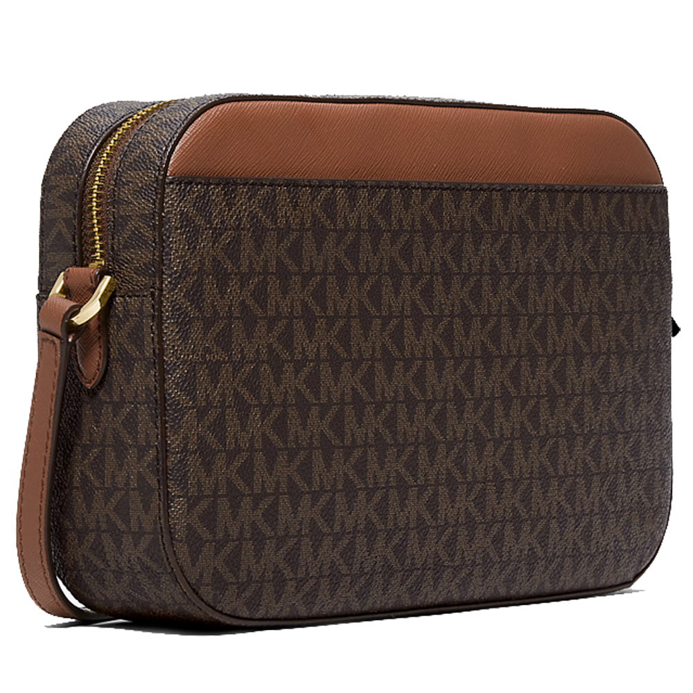 Michael Kors Crossbody Bag Large Jet Set Item Ew East West Chain Crossbody Brown # 35S1GTTC9B