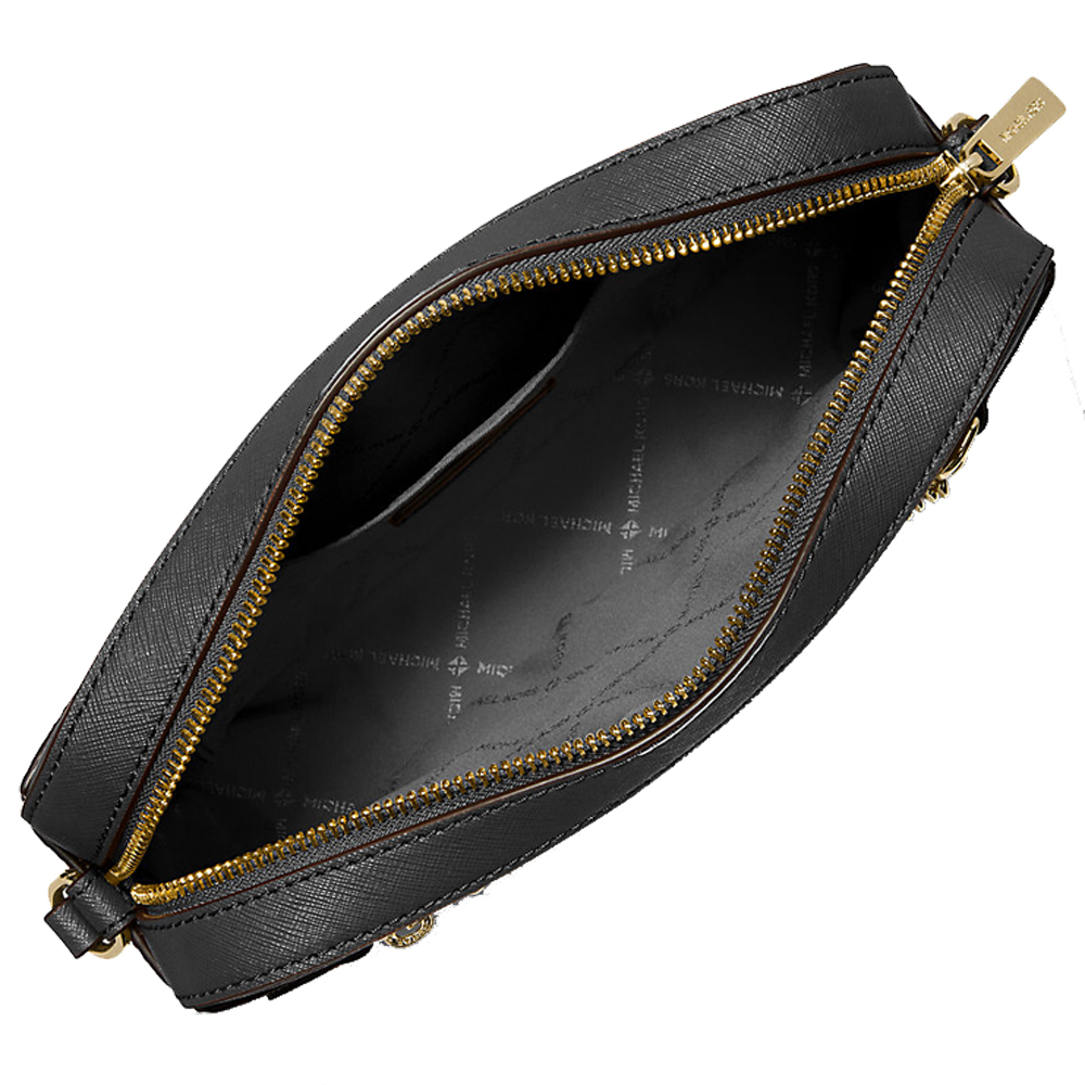 Michael Kors Crossbody Bag Jet Set Item Large East West Chain Crossbody Black # 35S1GTTC7L