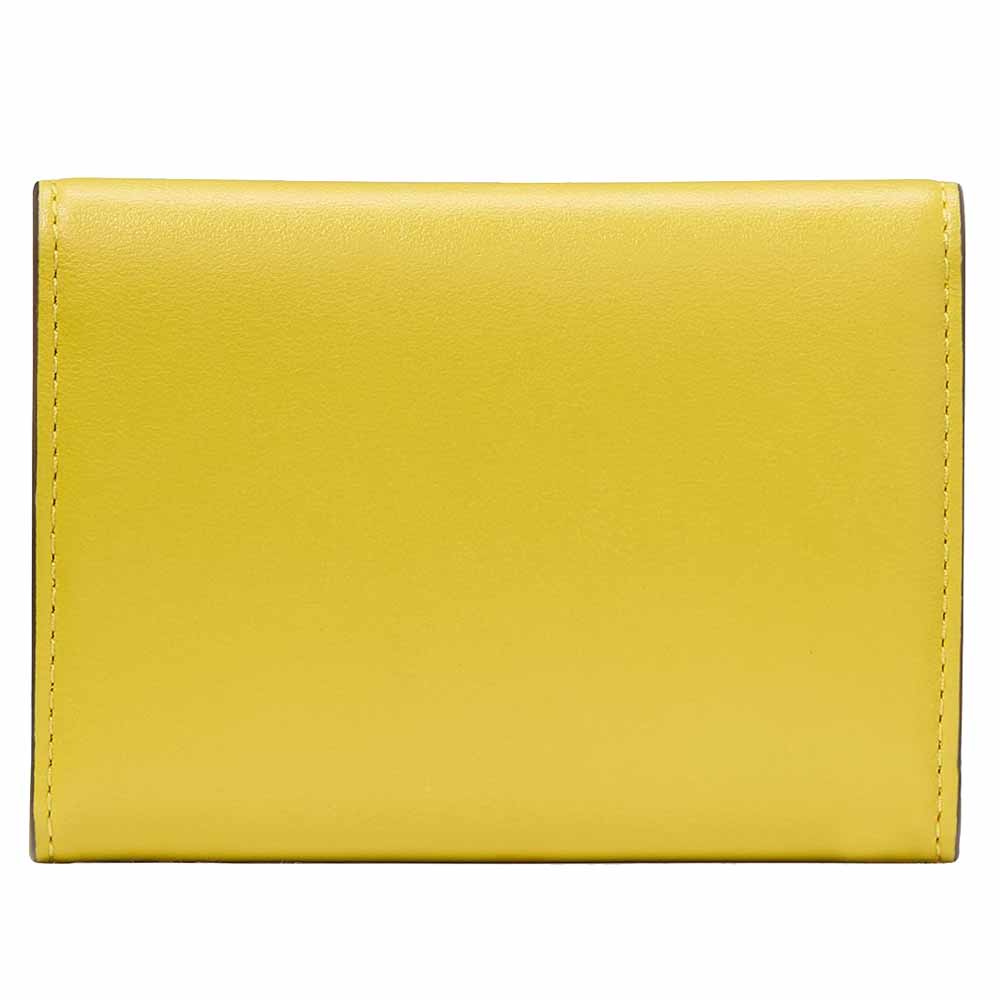 Kate Spade Label Card Case Trifold Wallet Tigers Eye # KI724
