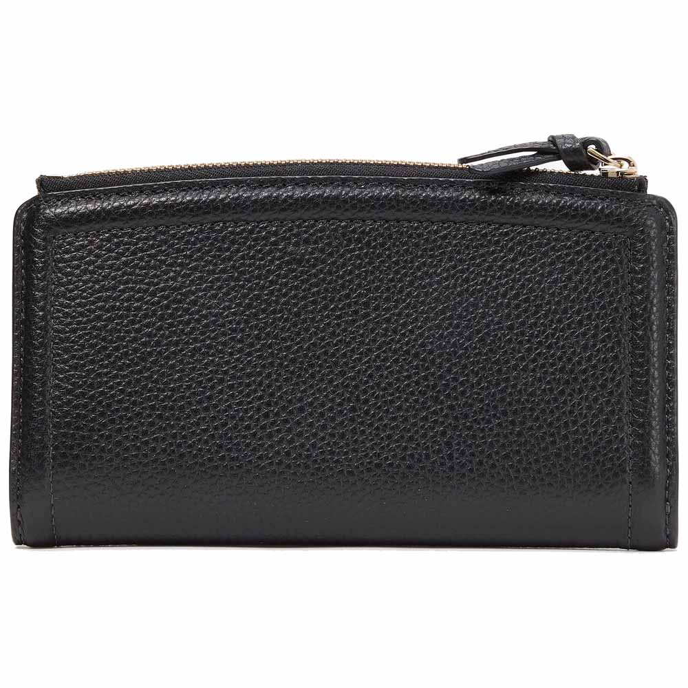 Kate Spade Knott Zip Slim Wallet Black # KD447