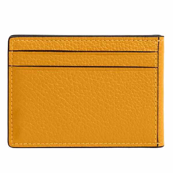 Coach Men Compact Billfold Wallet Buttercup # CM167